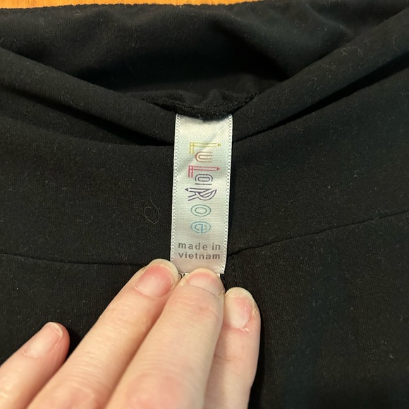 Lularoe OS Black Leggings - Picture 2 of 3